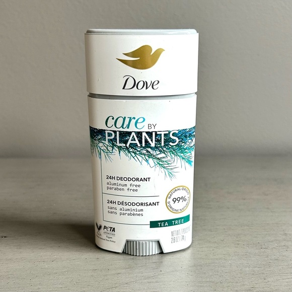 Dove Care by Plants 24h Deodorant Tea Tree Aluminum & Paraben Free 2.6 oz NEW - Picture 2 of 6